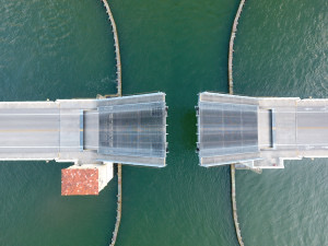 Draw Bridge over Intercoastal Waterway
